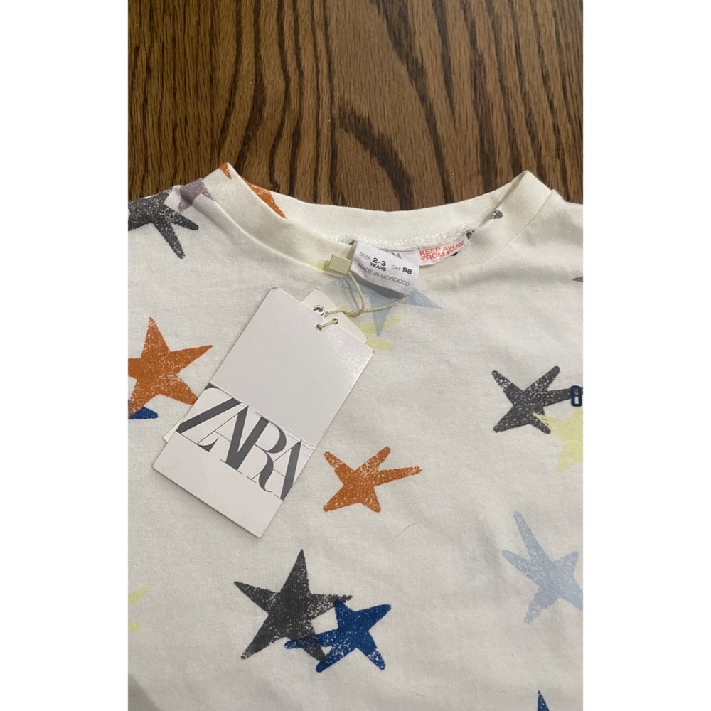 Zara Kids Cropped Shirt Size 4 - Picture 3 of 4